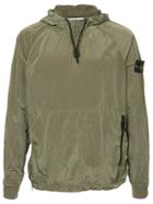 Stone Island Nylon Metal Hoodie - Green