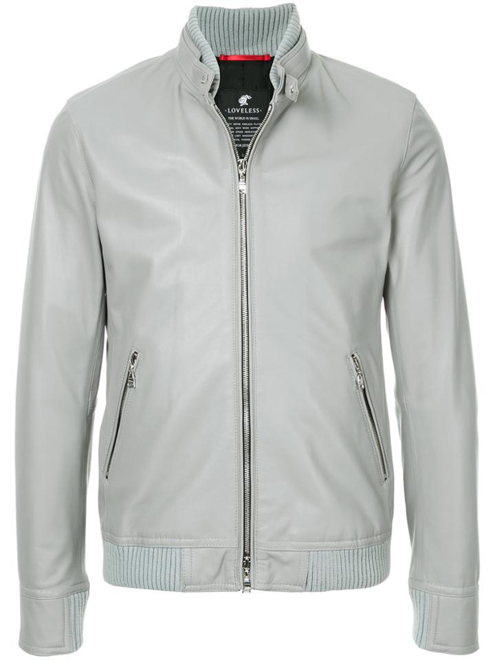 Loveless Bomber Jacket - Grey