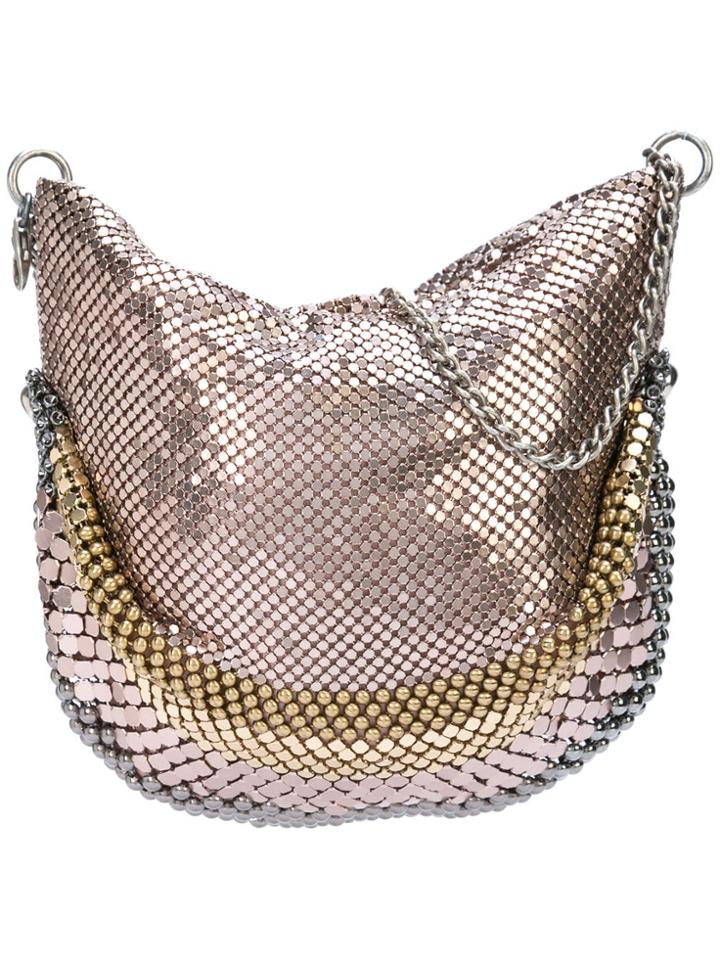 Laura B Mini U Bag - Pink & Purple