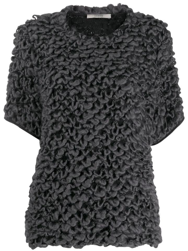 Odeeh Loop Knit Top - Grey