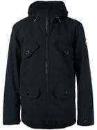 Canada Goose Hooded Jacket, Men's, Size: Small, Black, Nylon/polyester/feather Down