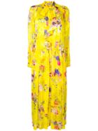 Preen By Thornton Bregazzi Lupin Floral Flared Dress - Yellow & Orange
