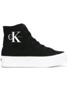 Ck Jeans Platform Hi-tops - Black