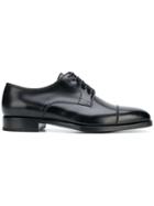 Tom Ford Gianni Lace-up Cap Toe Shoes - Black