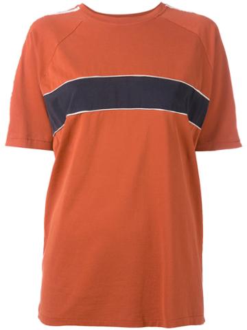 Grace Wales Bonner Contrast T-shirt, Women's, Size: Medium, Yellow/orange, Silk/cotton