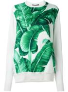 Dolce & Gabbana Banana Leaf Print Sweatshirt