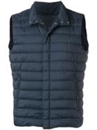 Herno Quilted Padded Vest - Blue