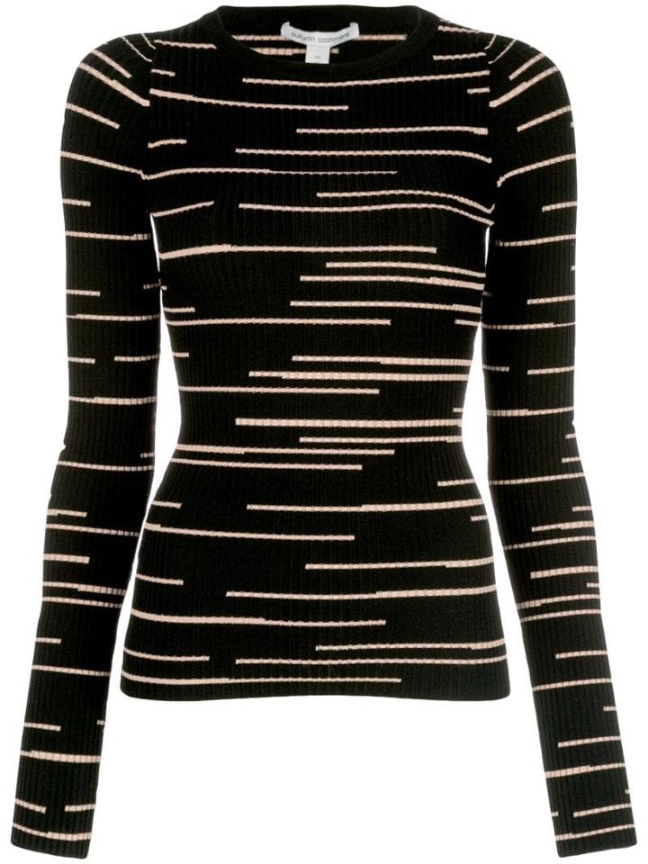 Autumn Cashmere Knitted Top - Black