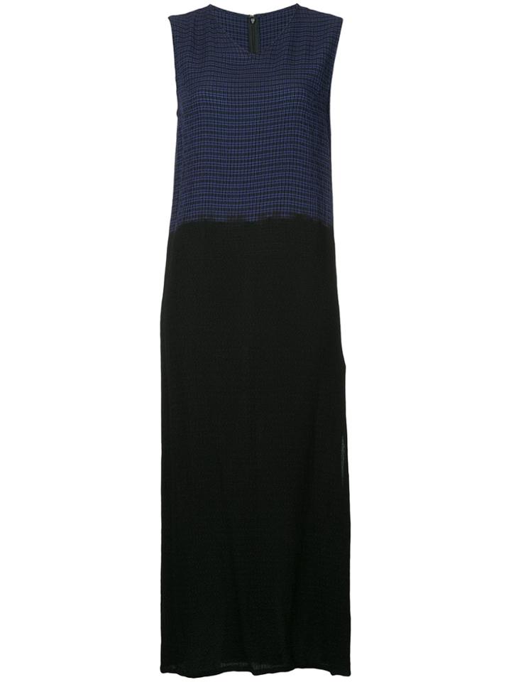 Yohji Yamamoto Vintage Textured Maxi Dress - Black