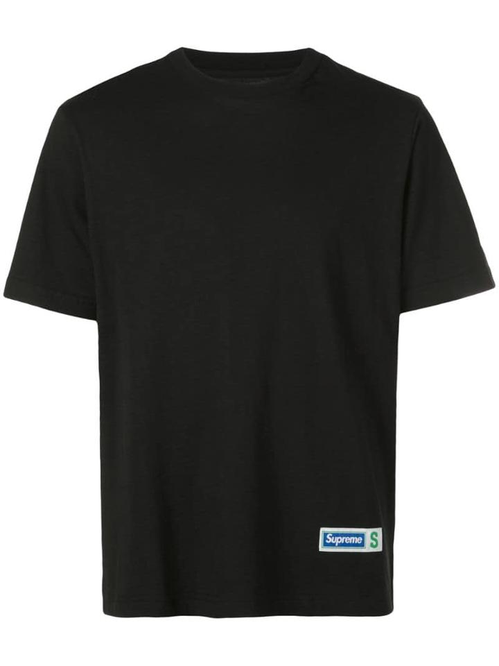 Supreme Logo Patch T-shirt - Black