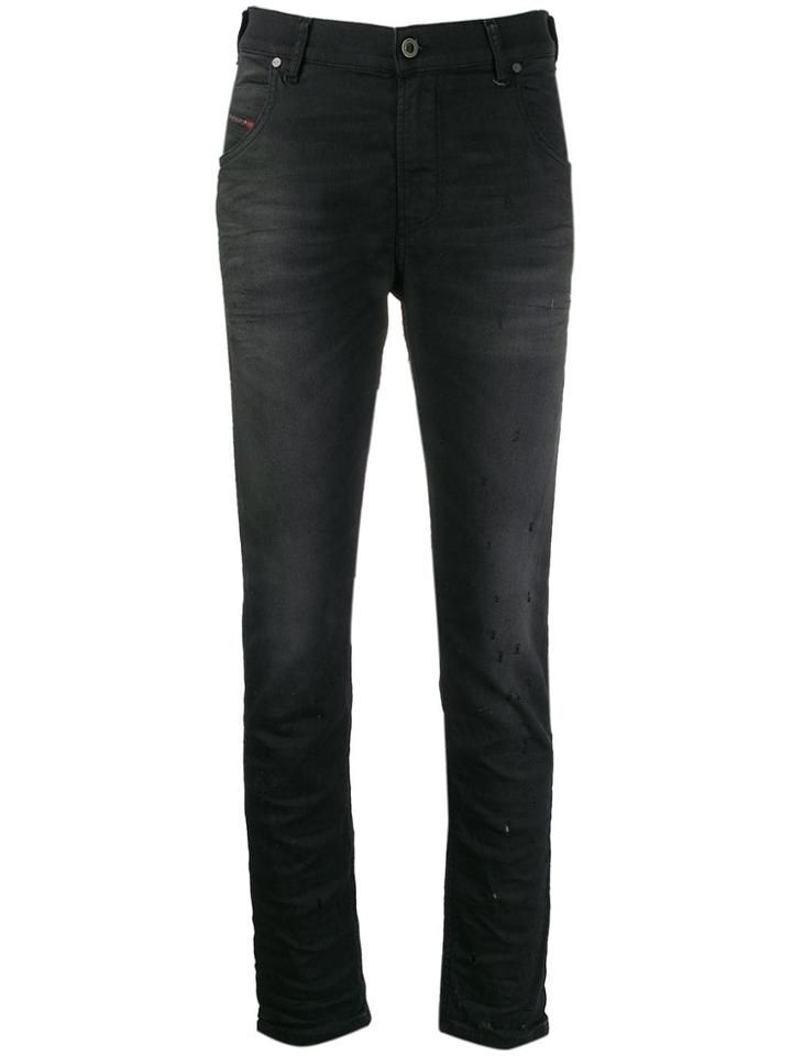 Diesel Krailey Boyfriend-fit Jeans - Black