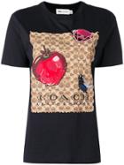 Coach Snow White Apple Applique T-shirt - Black