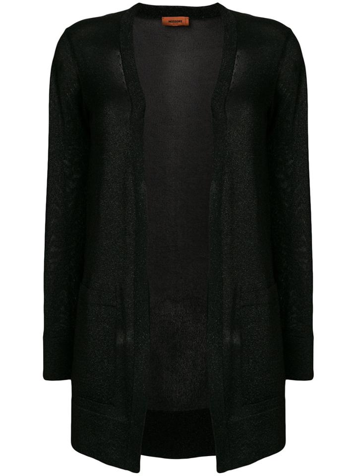 Missoni Long Glitter Cardigan - Grey