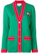 Gucci Cashmere Bee Cardigan - Green