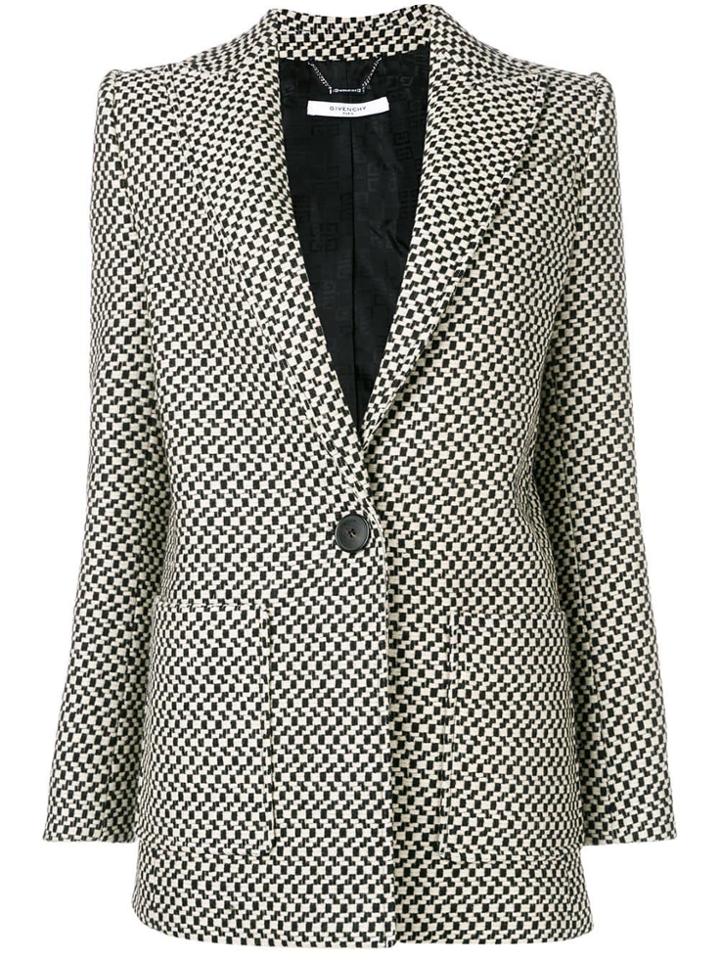 Givenchy Deep V-neck Blazer - Black