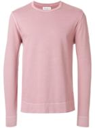 Officine Generale Long Sleeve Sweatshirt - Pink & Purple