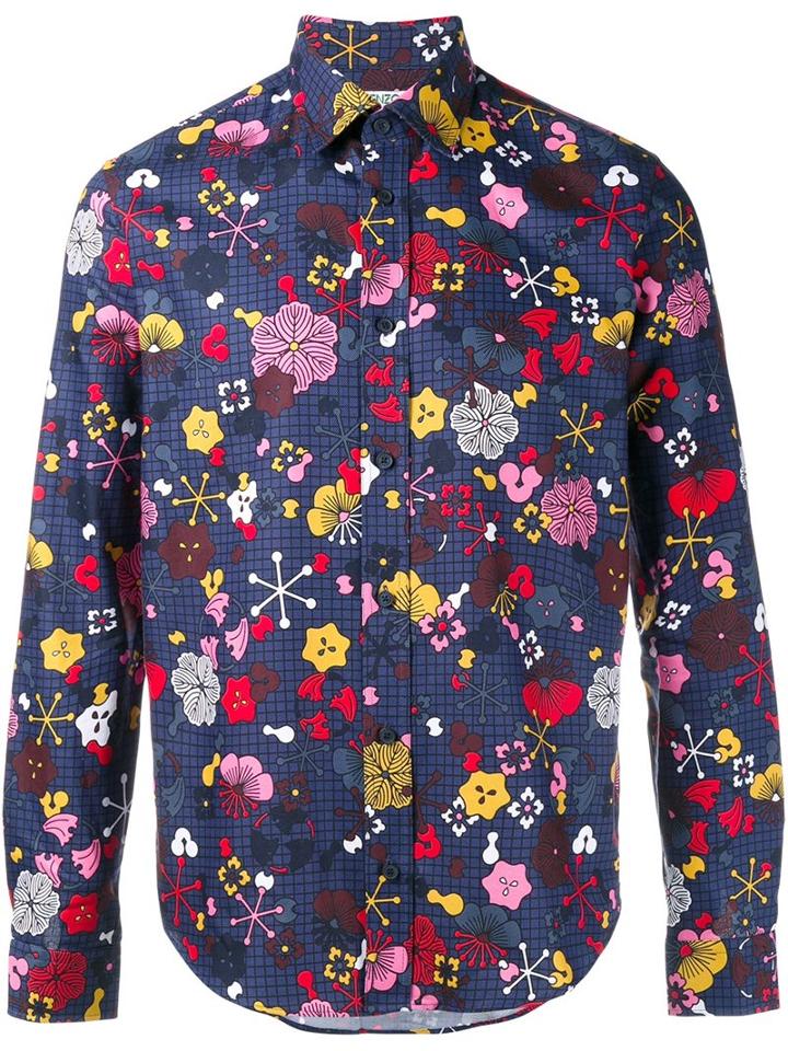 Kenzo Floral Print Shirt