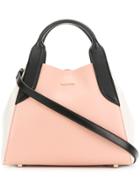 Lanvin Colour Block Mini Tote - Pink & Purple