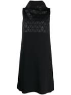 Pierantoniogaspari Geometric Patterned Dress - Black