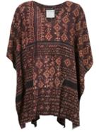 Baja East Baja Print Poncho