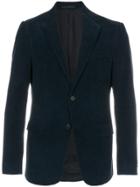 Z Zegna Two Button Blazer - Blue