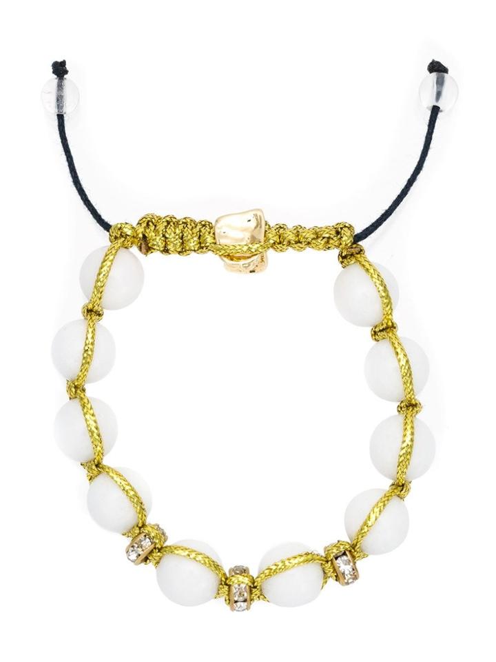 Francesca Romana Diana Embellished Bracelet - White