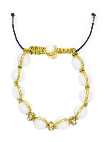 Francesca Romana Diana Embellished Bracelet - White