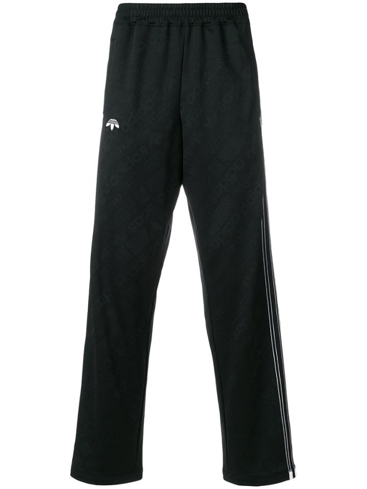 Adidas Originals By Alexander Wang Jacquard Snap Track Trousers -