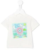 Stella Mccartney Kids - Record Print T-shirt - Kids - Cotton - 18 Mth, White