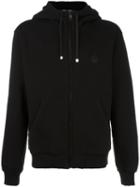 Dolce & Gabbana Embroidered Crown Hoodie, Men's, Size: 52, Black, Cotton/polyester