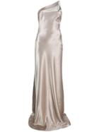 Galvan Roxy One-shoulder Evening Dress - Gold