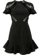 Zimmermann Ruffled Mini Dress - Black