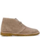 Sun 68 Lace-up Ankle Boots - Nude & Neutrals