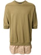 3.1 Phillip Lim Exposed Seam T-shirt, Men's, Size: Xl, Green, Cotton