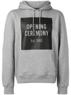 Opening Ceremony Logo Print Hoodie - Grey