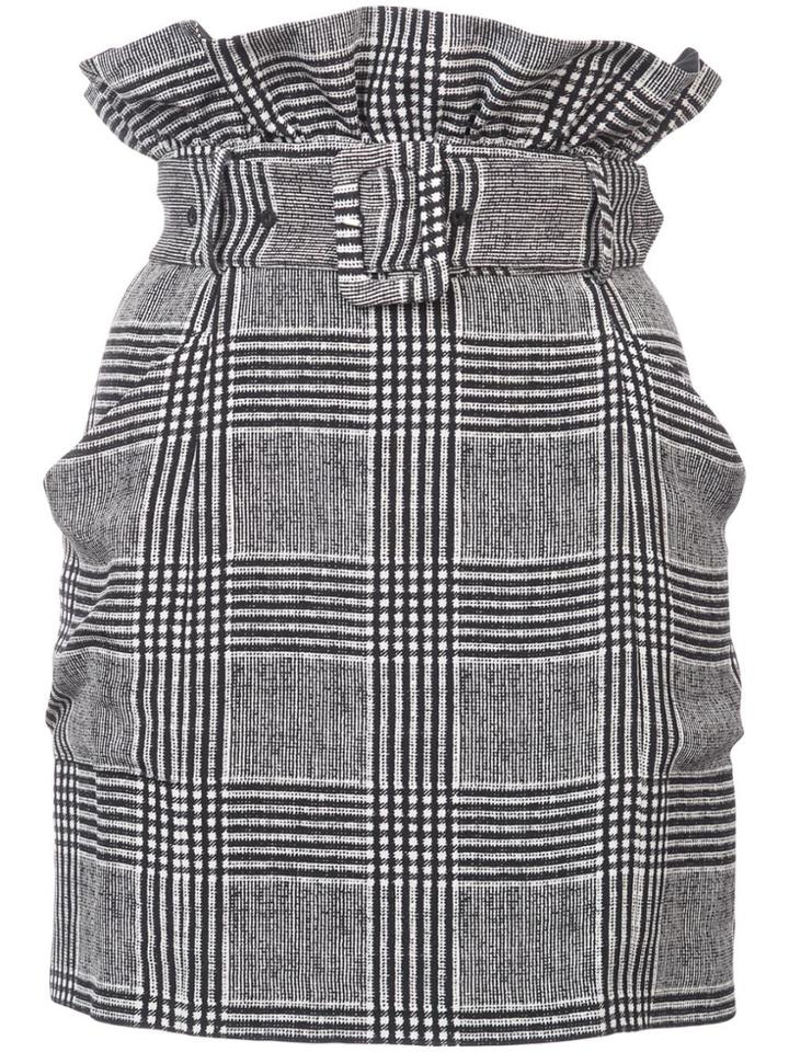 Fleur Du Mal Paper Bag Skirt - Black