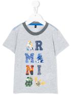 Armani Junior - Logo Print T-shirt - Kids - Cotton - 5 Yrs, Grey