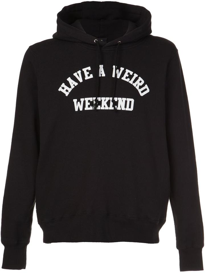 Undercover 'have A Weird Weekend' Hoodie, Men's, Size: 2, Black, Cotton