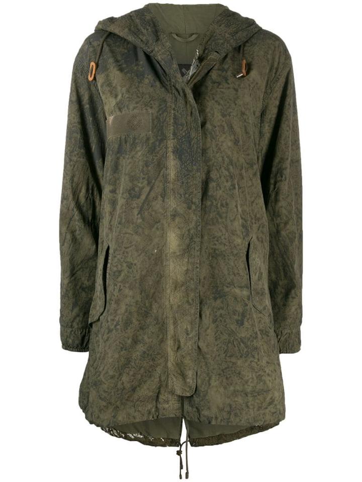 Mr & Mrs Italy Lightweight Parka Coat - Green