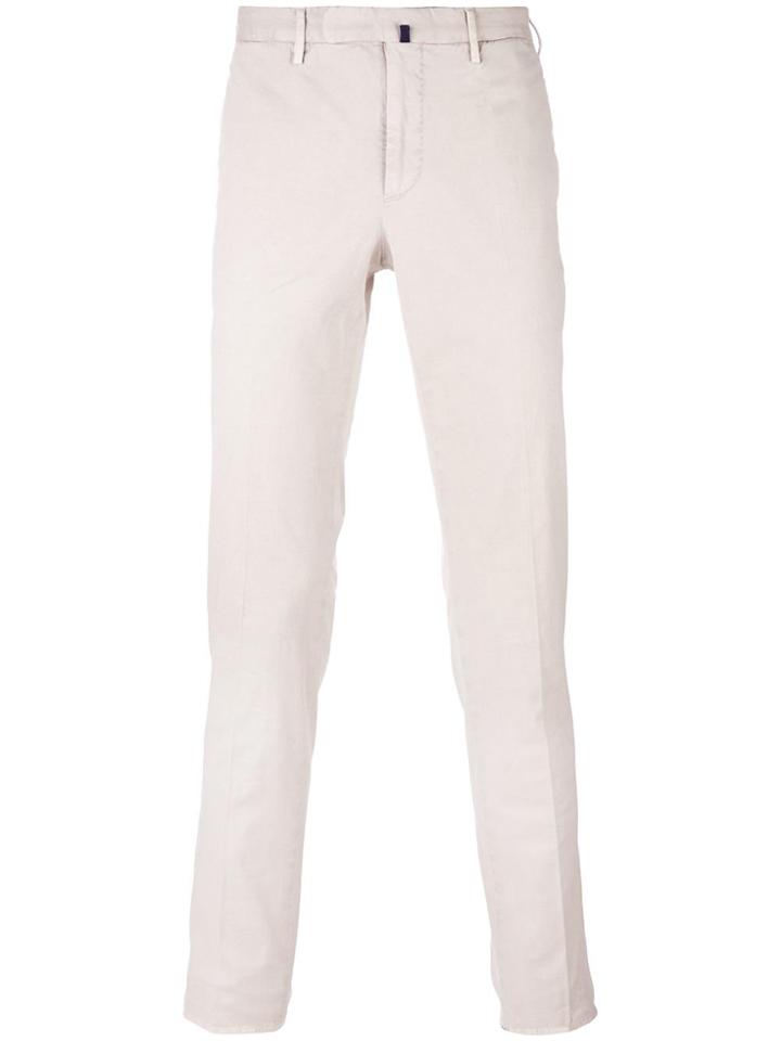 Incotex Slim Fit Chinos - Nude & Neutrals