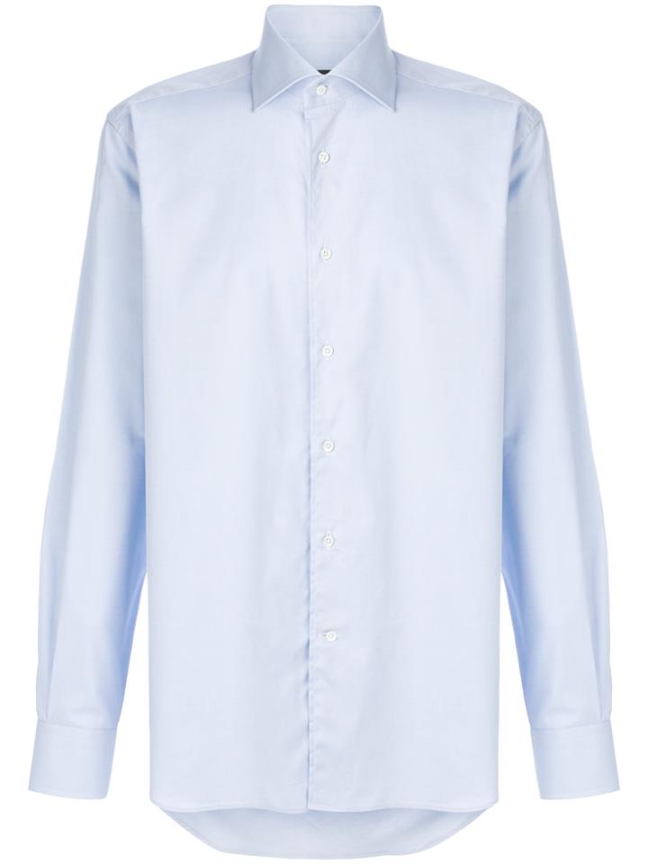 Corneliani Button-down Shirt - Blue