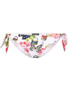 Dolce & Gabbana Secret Print Bikini Bottoms - Pink & Purple