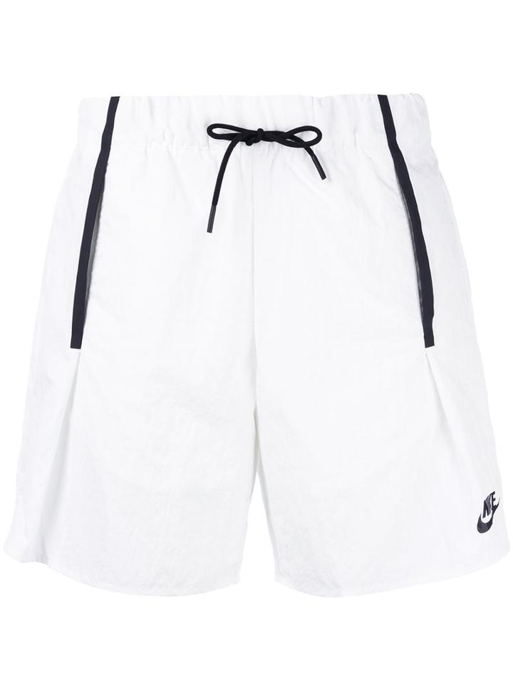 Nike - Sportswear Bonded Shorts - Women - Nylon/polyester - Xs, White, Nylon/polyester