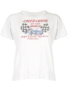 Fake Alpha Pre-owned Hot Rod Printed T-shirt - White