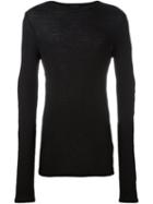 Lanvin Slim Knit Jumper, Men's, Size: Xl, Black, Virgin Wool