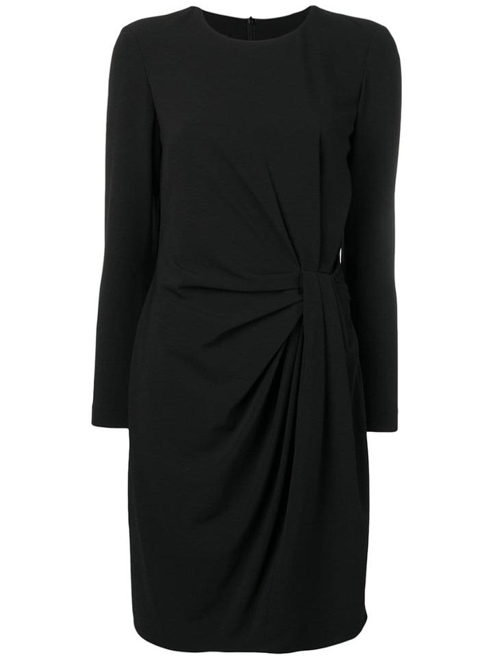 Boutique Moschino Draped-front Dress - Black