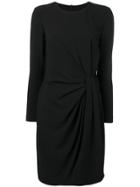 Boutique Moschino Draped-front Dress - Black