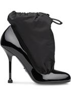 Prada Nylon Gaiter Pumps - Black