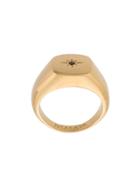 Nialaya Jewelry Skyfall Starburst Signature Ring In Gold - Metallic