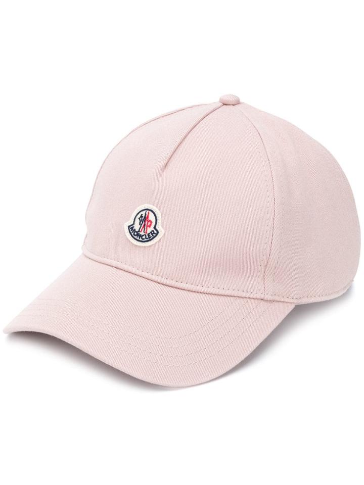 Moncler Embroidered Logo Baseball Cap - Pink